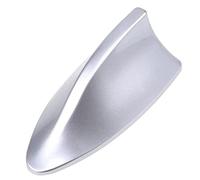 HIPATU Antena Aleta Tiburon Coche para Mercedes Benz B Class B180 B180d B200 B200d, Coche Techo Superior Am/FM Radio Antena Amplificador de Señal Decorar con Base Coche Antena,D-Silver