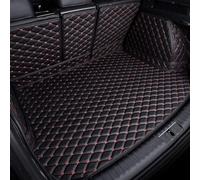 HIPATU Cobertura Completa Coche Alfombrillas Maletero para Skoda Kodiaq GT 2019 2020 2021 2022 2023 2024 2025, Impermeable Antideslizante Cuero Funda Maletero Proteccion,Blackred