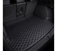 HIPATU Coche Alfombrilla Maletero para Volkswagen Caddy Maxi 2015-2022 2023 2024, Cuero Resistente Arañazos Antislip Alfombrillas Maletero Interiores Accesorios,D-Black-Plus