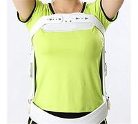 Hiperextensión Ortesis ortopédica para la espalda, Prevención de la flexión de la columna torácica y lumbar, Tratamiento de fracturas por compresión y osteoporosis,S