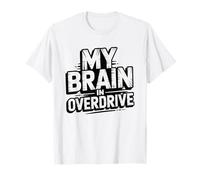 Hiperfijacion Mi Mente Acelerada Humor Ansiedad Salud Mental Camiseta
