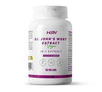 Hipérico Extracto de Hierba San Juan 900 MG - Hypericum perforatum - de HSN | 120 Cápsulas Vegetales 16 Gramos Equivalencia hoja, flor y tallo por Dosis Diaria | No-GMO, Vegano, Sin Gluten