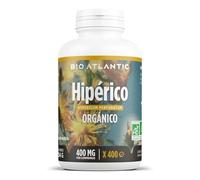 ✿ Hipérico (Hierba de San Juan) Orgánico - 400 mg - 400 comprimidos - Alta Concentración, Formato Ahorro, Premium y Vegetal