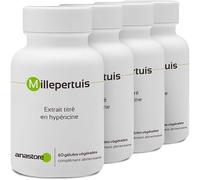 HIPÉRICO * PACK DE 4 * 230 mg / 240 cápsulas * Estandarizado al 0,3% en hipericina * Cerebro, Digestión, Equilibrio emocional