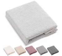 HIPERMANTA Foulard Multiusos Sofa. Plaid Sofa. Plaid Multiusos Cubresofa. Manta para Coche. Manta Sofá. Colcha Comoda Practica Suave. Modelo Marbre 180x290 cm Color Gris Claro