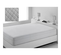 HIPERMANTA. Funda colchón RIZO DIAMANTE. IMPERMEABLE. ANTIÁCAROS y TRANSPIRABLE. ELÁSTICA con cierre en cremallera reforzada. Para CAMA de 90, 105, 135, 150 y 180 cm.