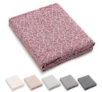 HIPERMANTA Manta Fina Muy Suave Foulard. Colcha Multiusos Sofa. Plaid Sofa. Plaid Multiusos Cubresofa. Comoda Practica Suave Calida. Modelo Marbre 230x290 cm Color Granate