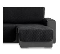 HIPERMANTA Salva Sofa Chaise Longue. Protector de Sofa Acolchado Cuadros. Funda Cubre Sofa Mascotas. Protector Sofa. Paris. Color Negro. Lado Derecho Visto de Frente 240 cm