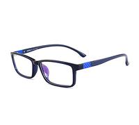 Hipermetropía Gafas con Azul contra La Presbicia Lente De Resina Luz HD De Aumento Óptico con Gafas Dioptrías 1,00 A 3,00 Lectura,Azul,+1.00