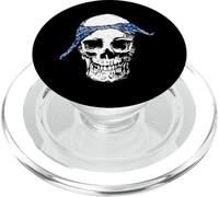 Hiphop Skull & Blue Do Rag Bandana Old School Rap Retro PopSockets PopGrip para MagSafe