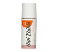 Hipi Faible TINTED DUSKY PINK & SPF 30 Cuidado de labios para labios secos, bálsamo de labios premium natural con cera de lana orgánica, dispensador higiénico de 6 ml, con protección solar y color