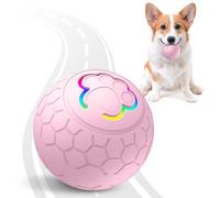 hipibbo Juguetes interactivos para perros, bola giratoria que rebota automáticamente, juguetes para mascotas en movimiento para perros pequeños, 20 libras (tamaño pequeño - 2.2 pulgadas de diámetro