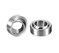 HiPicco GE15C - Rodamientos esféricos radiales lisos, diámetro interior 15 mm x diámetro exterior 26 mm x ancho 12 mm, rodamientos de rodillos esféricos sellados autolubricantes, 2 unidades