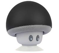 Hipipooo Altavoz Bluetooth portátil,Altavoz de Hongos,Bluetooth V2.1 con Ventosa,Compatible con iPad, iPhone, teléfonos Android,computadora portátil (Negro)