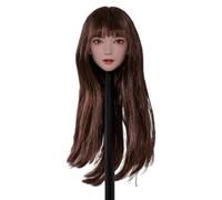 HiPlay 1/6 Cabeza de Belleza Asiática con Ojos Móviles - Yueyue Ver.A para Figuras de Acción