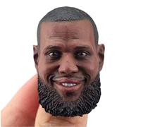 HiPlay 1/6 Escala Afican American Hombre Figura Head Sculpt Series, Handsome Men Tough Guy, cabeza de muñeca para figura de acción de 12" Phicen, TBLeague, HT HS001, A