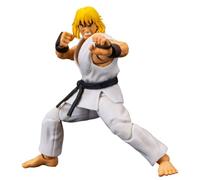 HiPlay JADA Toys, Street Fighter: Ken - White Outfit, 1/12 Scale Collectible Action Figure Full Set