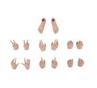 HiPlay JIAOUDOLL Pack de Accesorios de Manos y Pies para Figura de Soldado Femenino 4.0 Juego de Manos Premium JOQ-H04 Piel Bronceada Nueva Escala 1/6 para Figura de Acción