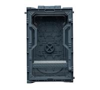 HiPlay JOYTOY Estuche de Exhibición para Soldado Individual Hangar JT02250 Gris Titanio B Escala 1/25 Compatible con Serie de Figuras de Acción JOYTOY