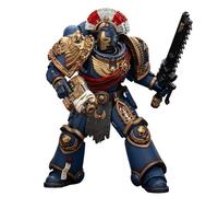 HiPlay JOYTOY Warhammer 40,000 1/18 Ultramarines Armadura Relic Secundus con Rifle de Perdigones Artificer, Espada de Cadena y Pistola de Perdigones JT01536 Figuras de Acción