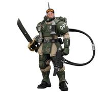 HiPlay JOYTOY Warhammer 40,000 Astra Militarum Kasrkin 7 con Hot-Shot Laspistol y Power Sword (JT04995) Figura de acción a Escala 1/18