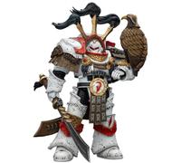 HiPlay JOYTOY Warhammer 40,000 Legión de los Cicatrices Blancas Pretor en Armadura de Terminator Cataphractii con Espada Chogoriana y Combi-melta JT03486 Figura de Acción Escala 1/18