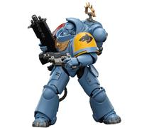 HiPlay JOYTOY Warhammer 40.000: Space Marine 2 Lobos Espaciales Intersecesor Pesado con Rifle de Perdigones Pesado y Pistola de Perdigones (JT03646 Edición de Juego) Figura de Acción Escala 1/18