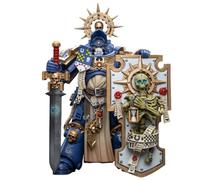 HiPlay JOYTOY Warhammer 40,000 Ultramarines Primaris Captain con Escudo Reliquia y Espada de Energía (JT6465) Figura de acción a Escala 1/18