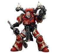HiPlay JOYTOY Warhammer 40K 1/18 World Eaters Khorne Berzerker con Eviscerator Chainsword Figura de acción