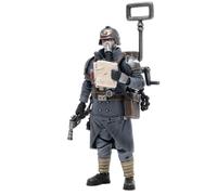 HiPlay JOYTOY Warhammer 40K Astra Militarum Death Korps de Krieg Escuadrón de Veteranos Guardia Especialista en Comunicaciones (JT2689) Figura de Acción Escala 1/18