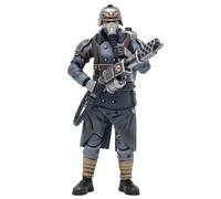 HiPlay JOYTOY Warhammer 40K Astra Militarum Death Korps of Krieg Soldado Veterano con Lanzallamas (JT2672) Figura de Acción Escala 1/18