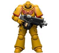HiPlay JOYTOY Warhammer 40k Imperial Fists Intercessor con Rifle Bolter, Pistola Bolter y Espada Cadena JT03844 Figura de Acción en Escala 1/18