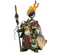 HiPlay JOYTOY Warhammer 40K Salamanders He'stan, el Padre de la Forja con la Lanza de y el Guantelete de la Forja (JT04438) Figura de acción a Escala 1/18