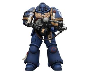 HiPlay JOYTOY Warhammer 40K Space Marines 2 - Uitramarines Brother Chairon JT00072, Game Special Limited Edition, Figura de acción Coleccionable a Escala 1/18