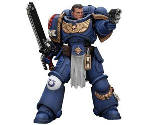 HiPlay JOYTOY Warhammer 40K Space Marines 2 - Uitramarines Teniente Titus JT00058, Game Special Limited Edition, figura de acción coleccionable a escala 1/18