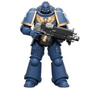 HiPlay JOYTOY Warhammer 40k Ultramarines Intercessor con Rifle Bolter, Pistola Bolter y Espada de Cadena JT03813 Figura de Acción en Escala 1/18