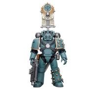 HiPlay JoyToy Warhammer The Horus Herejy Figura coleccionable: Sons of Horus MKIV Tactical Squad Legionary con Legion Vexilla Figura de acción a escala 1:18 JT9589