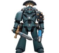 HiPlay JoyToy Warhammer The Horus Heresy Collectible Figure: Sons of Horus MKVI Tactical Squad Sergeant with Power Sword 1:18 Scale Action Figures JT9466