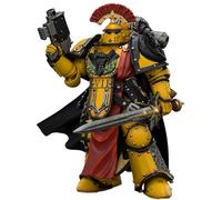 HiPlay JOYTOY Warhammer The Horus Heresy Imperial Fists Legion Pretor en Armadura MK III con Espada de Poder y Pistola Bolter (JT04216) Figura de Acción Escala 1/18