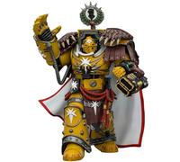 HiPlay JOYTOY Warhammer The Horus Heresy Imperial Fists Lord Castellan Evander Garrius, El Tirano de Cthonia con el Subjugator e Incineratus (JT04209) Figura de acción Escala 1/18
