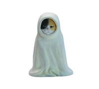 HiPlay JXK Espíritu Miau Túnica Blanca (JXK334D) Figura de Animal Realista estática, Pintada a Mano con maestría