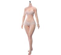 HiPlay TBLeague Cintura de Avispa y Caderas voluptuosas Piel pálida Flexible pies Desmontables Escultura sin Cabeza (TB-DD01) Cuerpo de Figura de acción Femenina sin Costuras a Escala 1/6