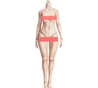 HiPlay True1Toys EC3025A - Figura de acción femenina a escala 1:6, cuerpo de piel justa, busto medio