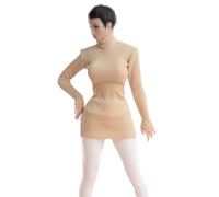 HiPlay Worldbox Ropa para Figura Femenina Vestido de Punto de Cuello Alto Ajustado Set Zapatos No Incluidos (Color Claro CA031W) Escala 1/6 para Figuras de Acción Femeninas de 12 Pulgadas