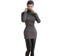HIPLAY Worldbox Ropa para Figura Femenina Vestido de Punto de Cuello Alto y Corte Ajustado Conjunto Zapatos no incluidos (CA031B Color Oscuro) Escala 1/6 para Figuras de Acción Femeninas de 12 pulgada