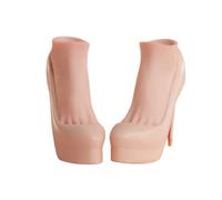 HiPlay Worldbox Zapatos de Mujer Plataforma Tacones Altos (Nude GS009-N) Escala 1/6 para Figura de acción Femenina de 12 Pulgadas