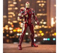 HiPlay ZD Toys Anniversary Series Collectible Figure Full Set: No-Luminous Version: Iron Hero MK6 (1906-06), 1:10 Escaleras Miniature Action Figurine BFGGTXMK6