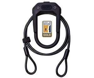 Hiplok D-Lock Dx Plus All Black With 2M Cable (Dxp1Ab) Candado de bicicleta
