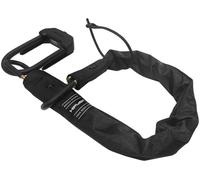 Hiplok E-DX, Candado de horquilla + cadena, Unisex, ALL BLACK, 100 cm de perímetro