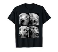Hipnótico Labrador Retrievers Ojos Extraños Weirdcore Halloween Camiseta